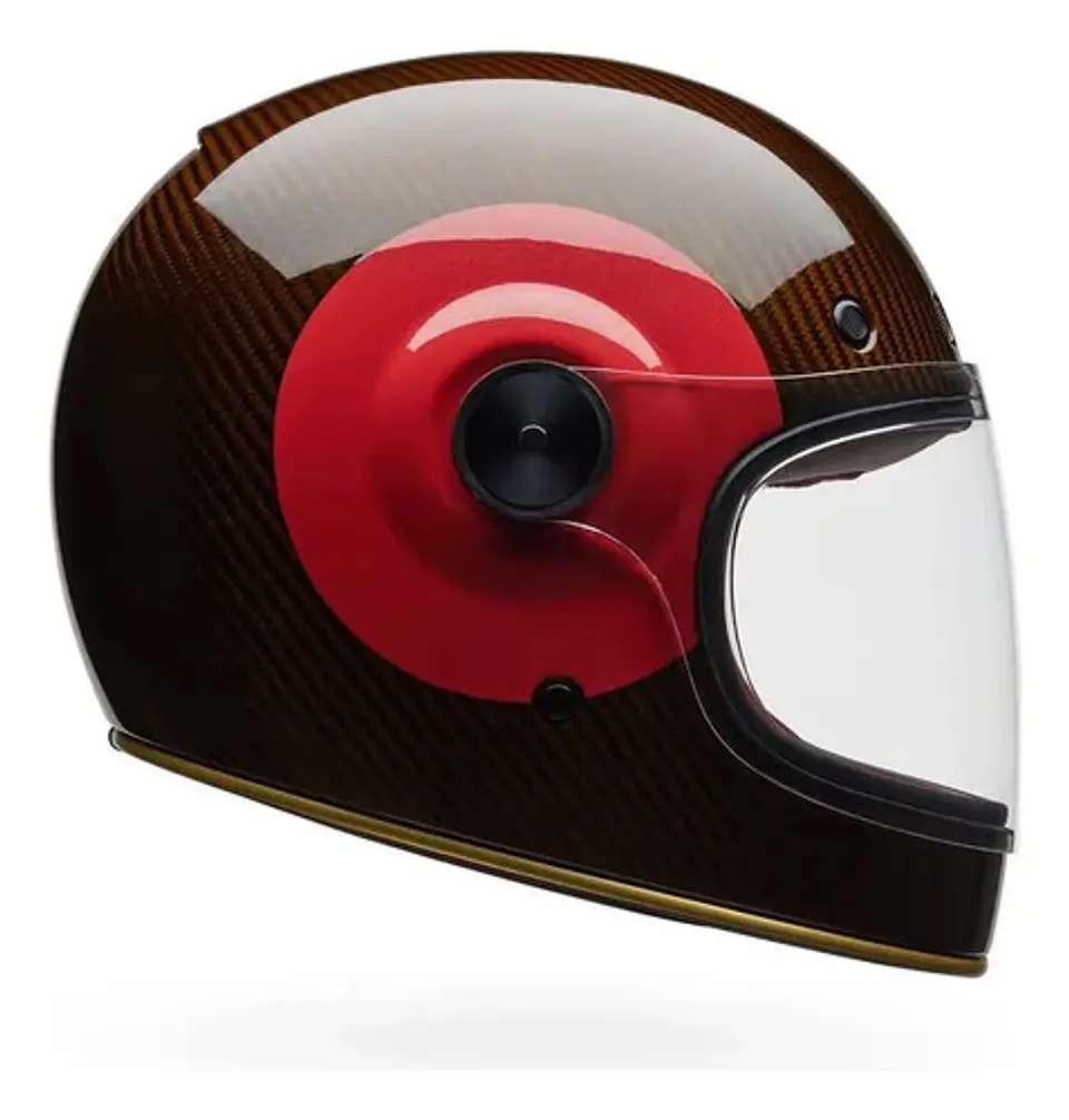 Bell Bullitt Gt Carbon Helmet Tt Gloss Red Gold 5