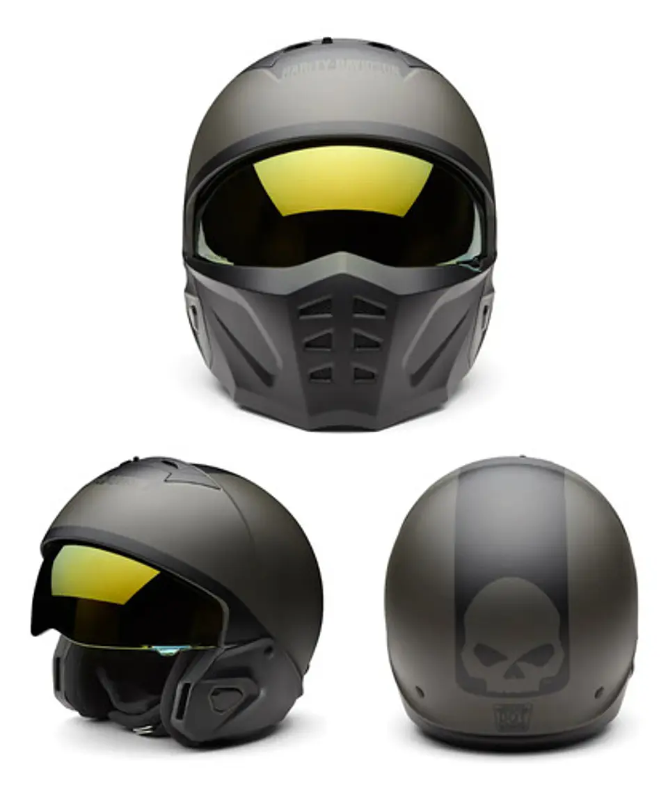 Harley-davidson H-d Ultra X16 2-in-1 Helmet Willie G Skull 1