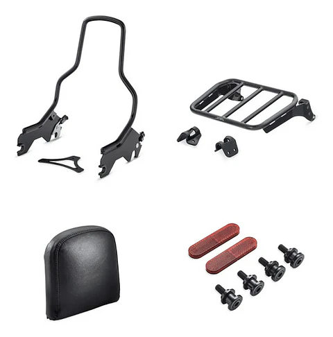 Harley-davidson Softail 18+ Kit Garupa Sissy Bar + Grelha