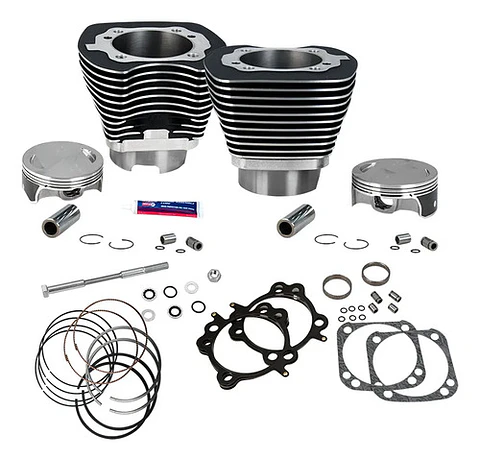 S&s Cycle 124 Pol Cylinder Kit For Harley-davidson 2007-16