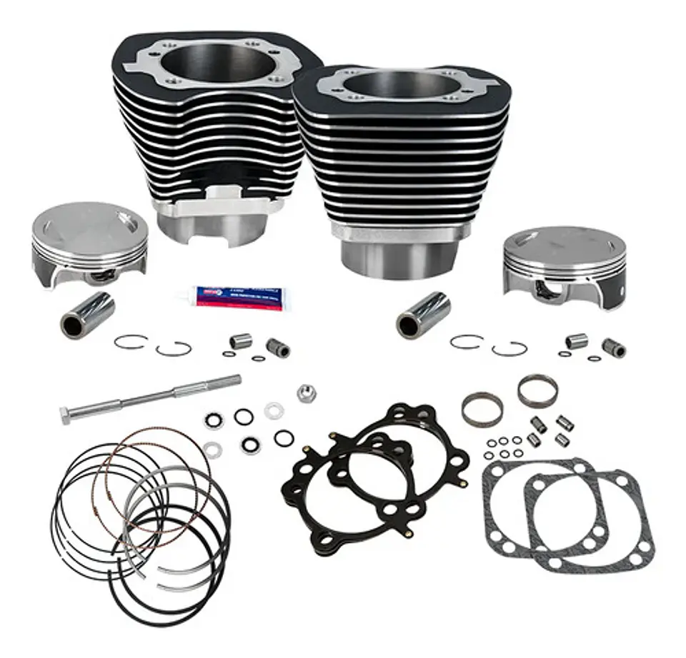 S&s Cycle 124 Pol Cylinder Kit For Harley-davidson 2007-16 1