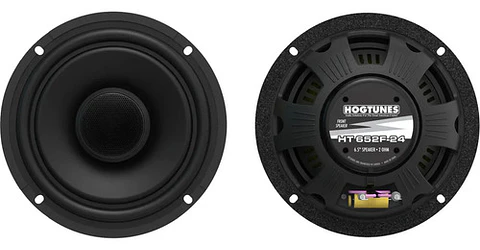 Hogtunes Speakers 6.5 Fairing Speakers Harley Road/street Preto