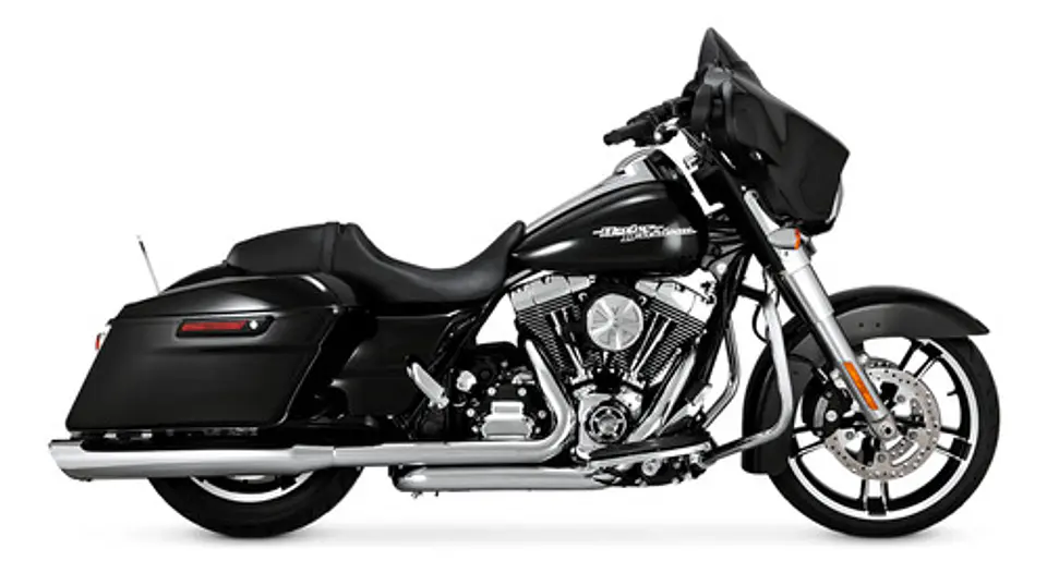 Vance Hines Twin Slash Round Slip-on Chrome Harley-davidson 3