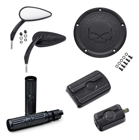 Harley-davidson Willie G Skull Black Kit Touring 2023+