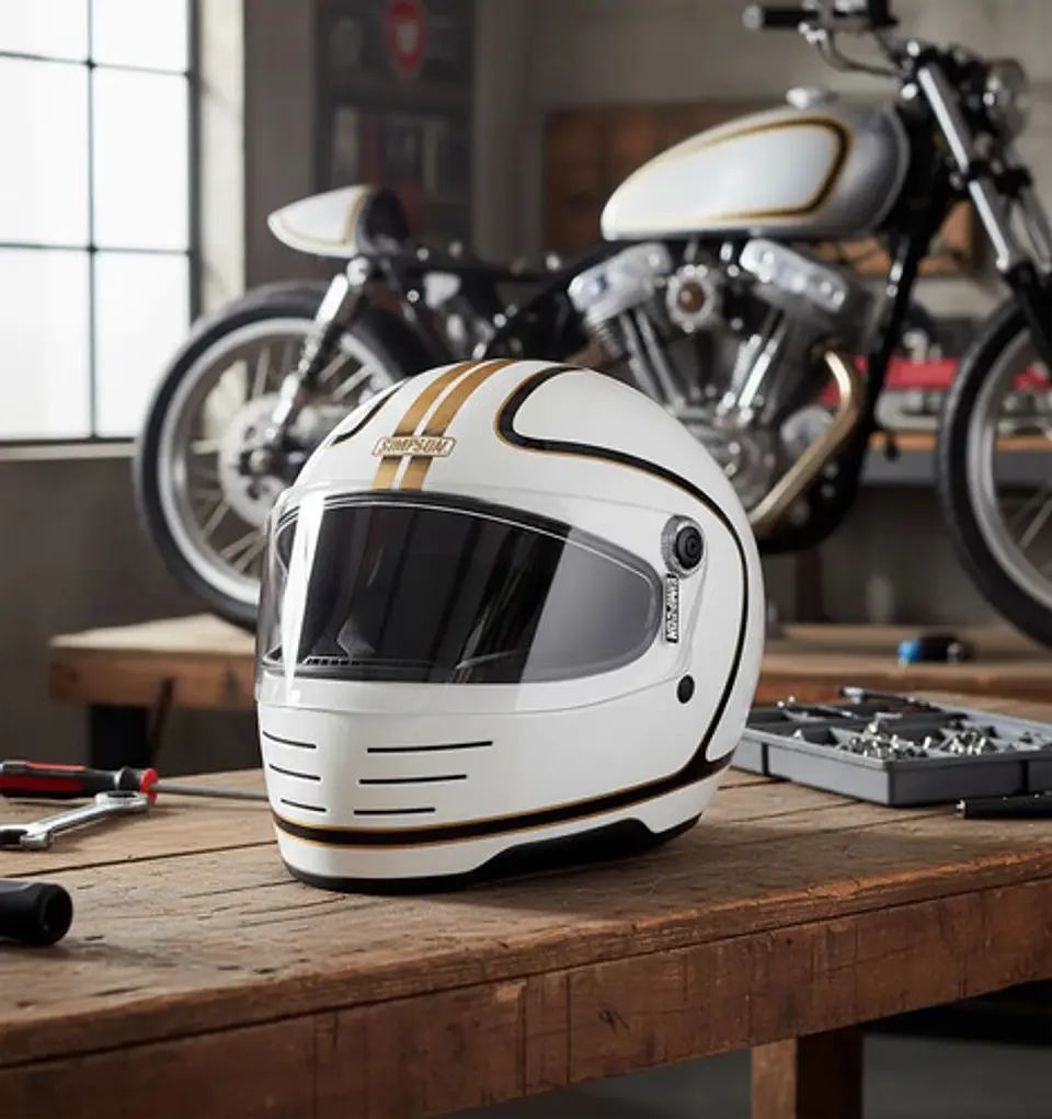 Simpson M62 Carbon Bandit Helmet 8