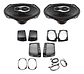 Hertz Sx690neo 6x9 Speakers + Saddlebag Lid Cut Kit Harley - Thumbnail 1