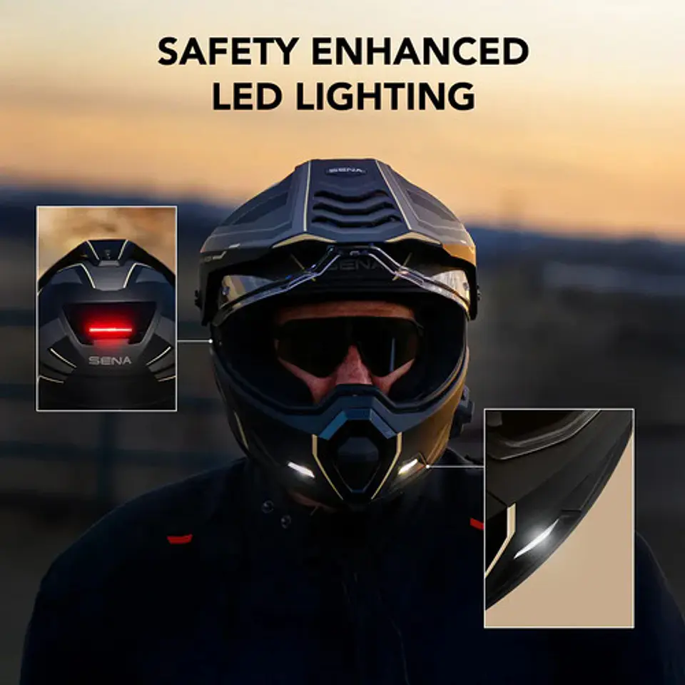 Sena Outlander Versatile Dual Sport Smart Helmet 9