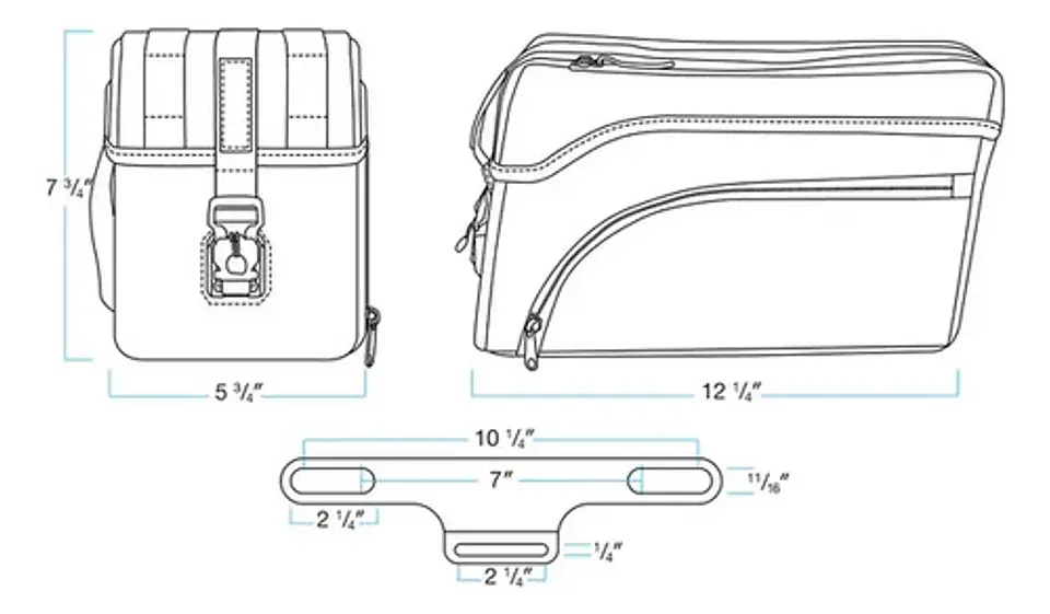 Par De Alforjes Laterais Biltwell Exfil-12 Harley-davidson 9
