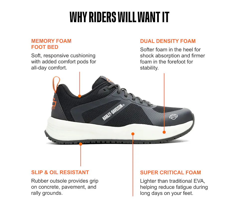 Harley-Davidson Rally Sneaker Tênis Masculino 5