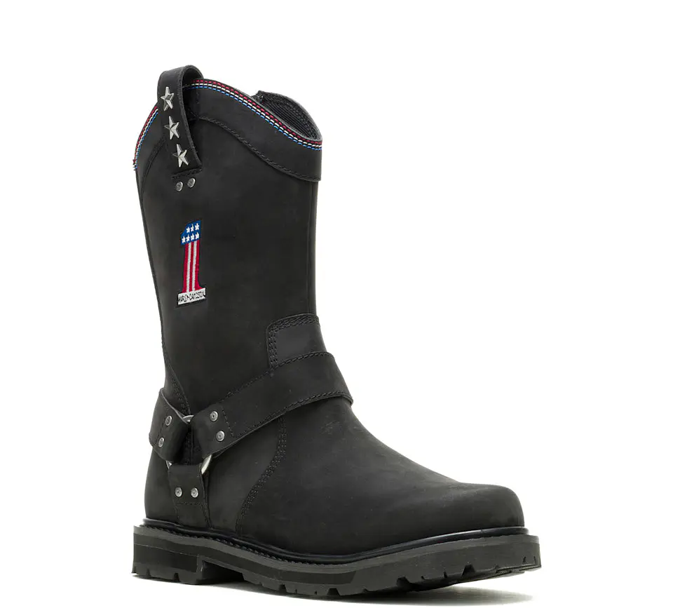 Harley-Davidson Rambert Bota Couro Cano Alto Masculina 3