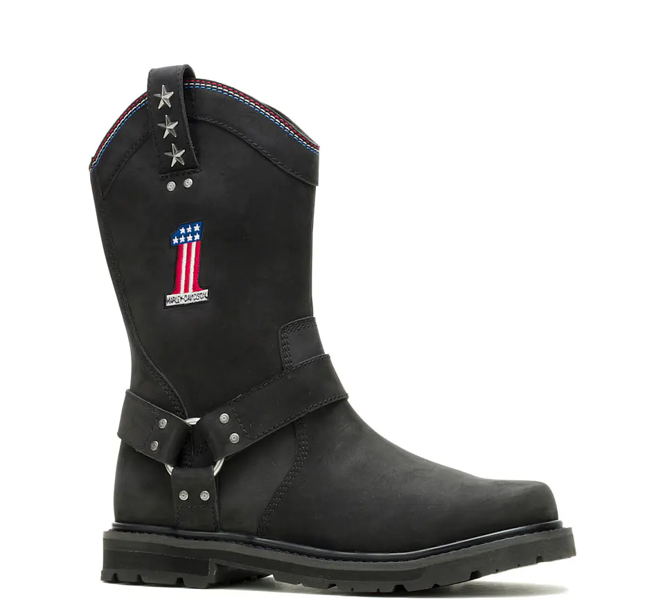 Harley-Davidson Rambert Bota Couro Cano Alto Masculina 2