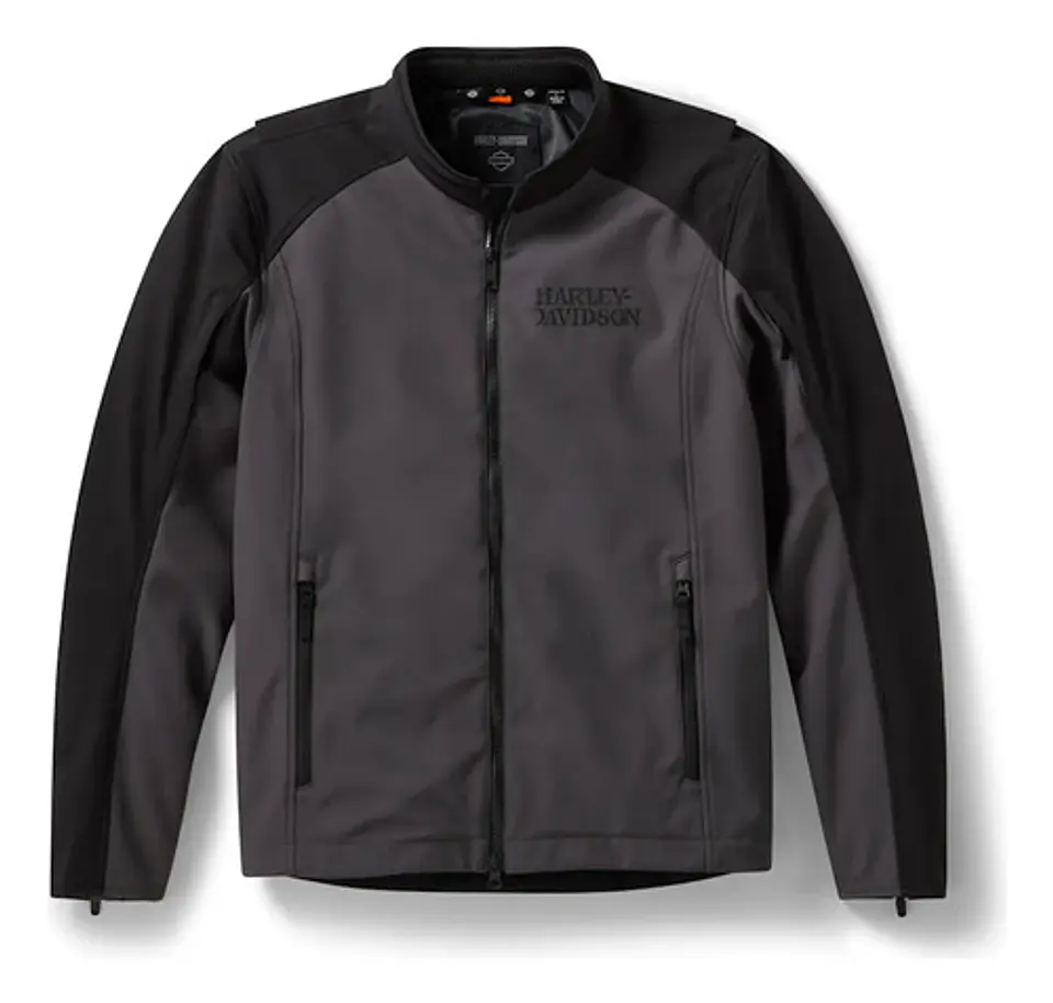 Harley-davidson Men Willie G Skull Soft Shell Jacket Preto 1