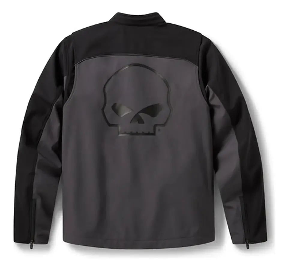 Harley-davidson Men Willie G Skull Soft Shell Jacket Preto 2