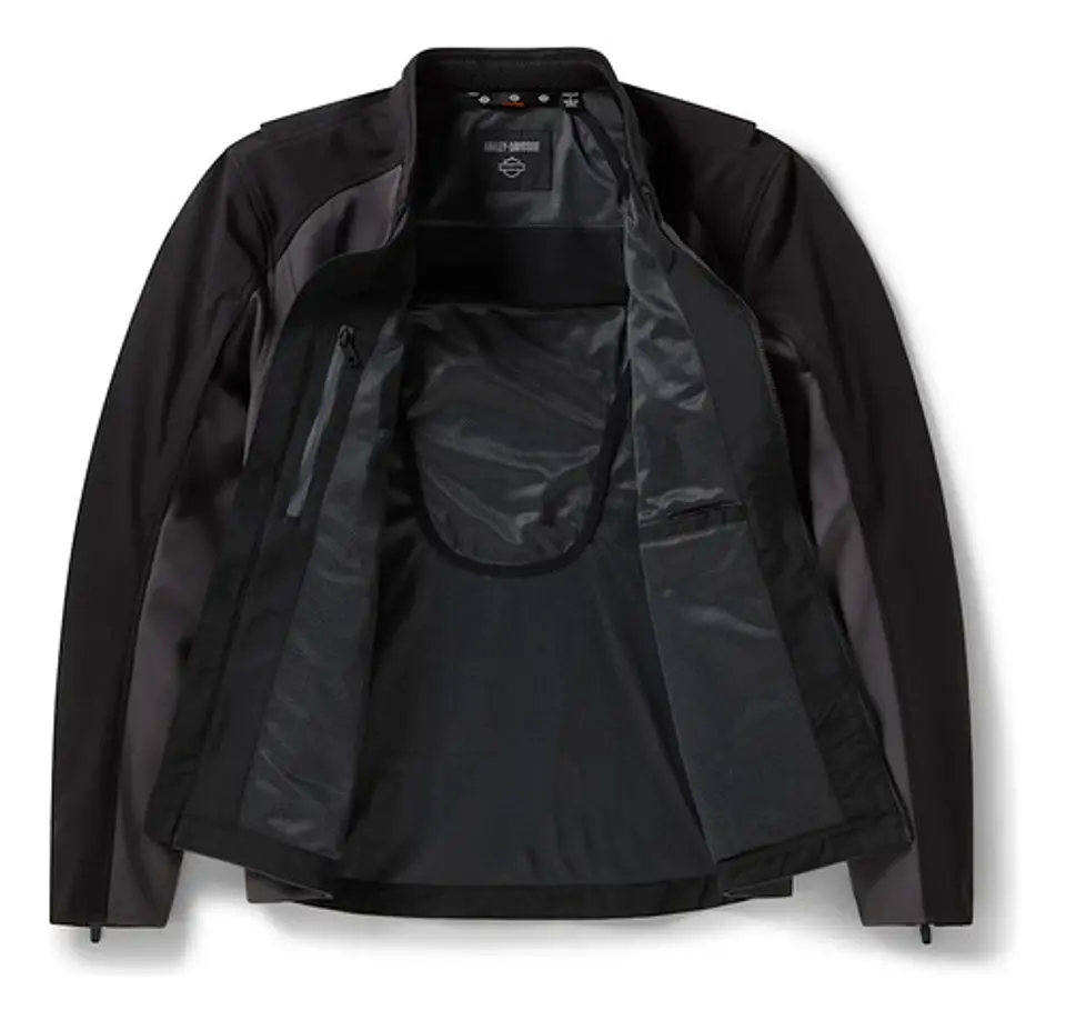 Harley-davidson Men Willie G Skull Soft Shell Jacket Preto 3