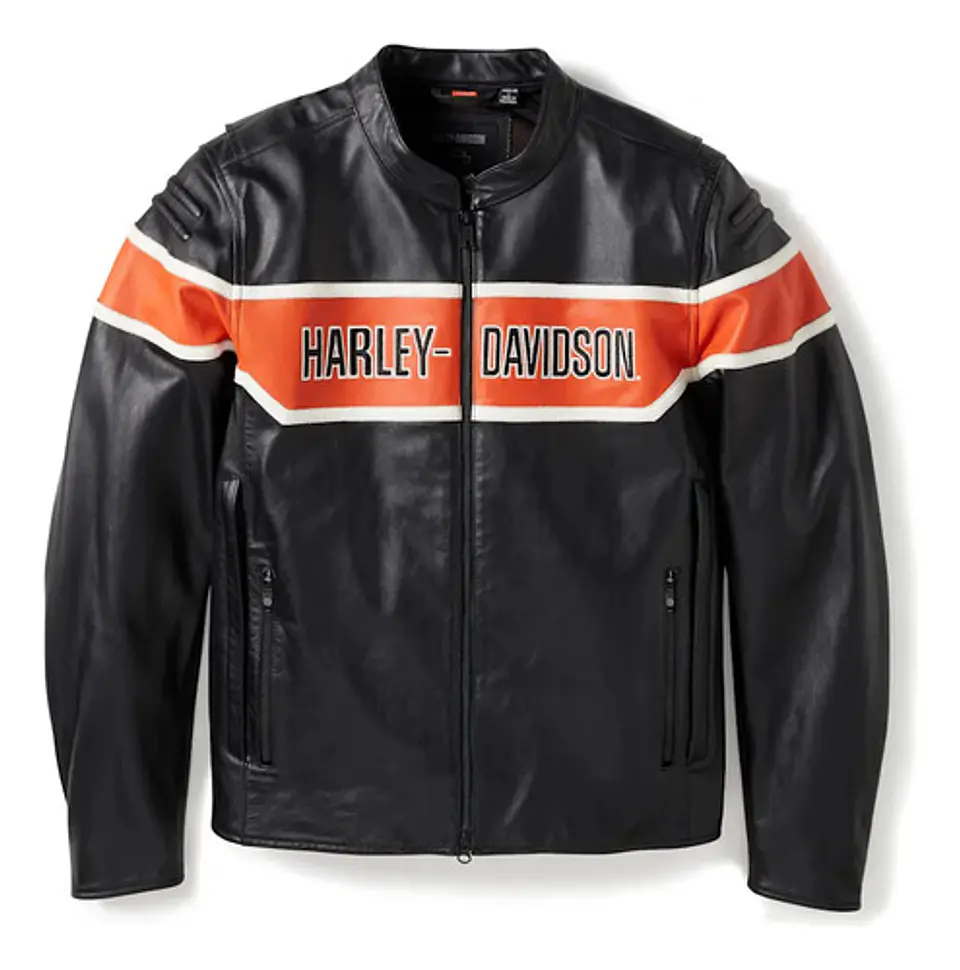 Jaqueta Couro Harley-davidson Trenton Riding Jacket 4xl 1