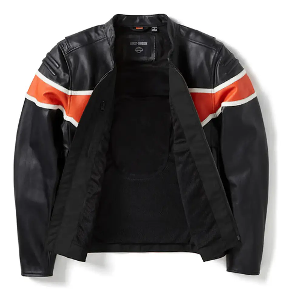 Jaqueta Couro Harley-davidson Trenton Riding Jacket 4xl 3
