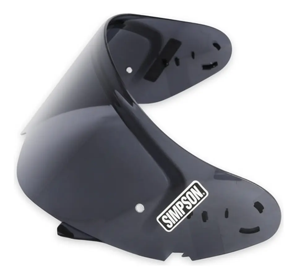 Viseira Simpson Ghost/speed Bandit Dark Smoke (fumê) 2