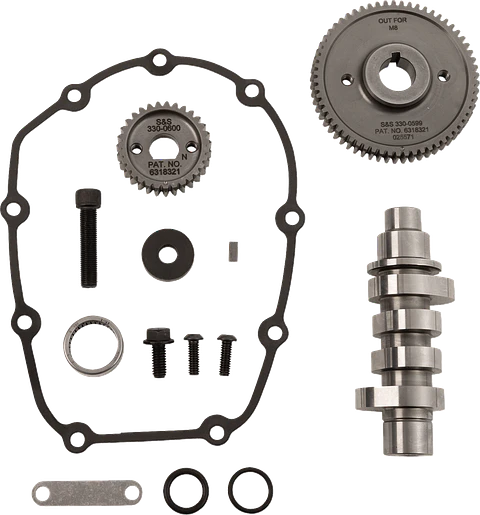 S&s Cycle Hpt496g Gear Drive Camshaft Kit For Harley 17+ M8