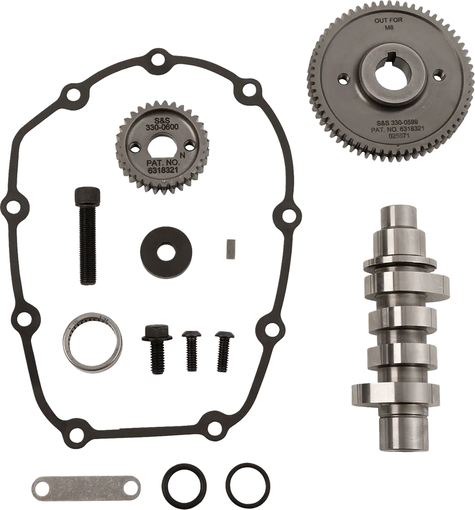 S&s Cycle Hpt496g Gear Drive Camshaft Kit For Harley 17+ M8 1
