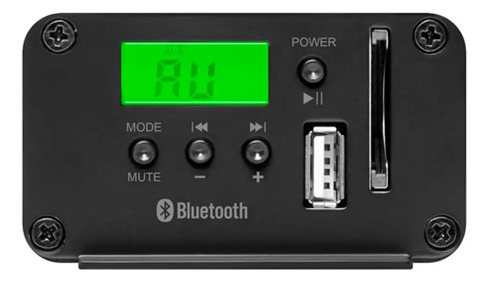 Alto Falantes Boss Moto 3 Pol. E Amplificador 600w Bluetooth 4