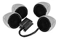 Alto Falantes Boss Moto 3 Pol Amplificador 1000w Bluetooth - Thumbnail 1