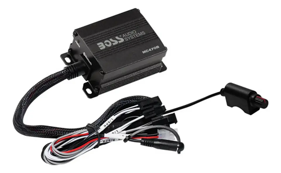 Alto Falantes Boss Moto 3 Pol Amplificador 1000w Bluetooth 4