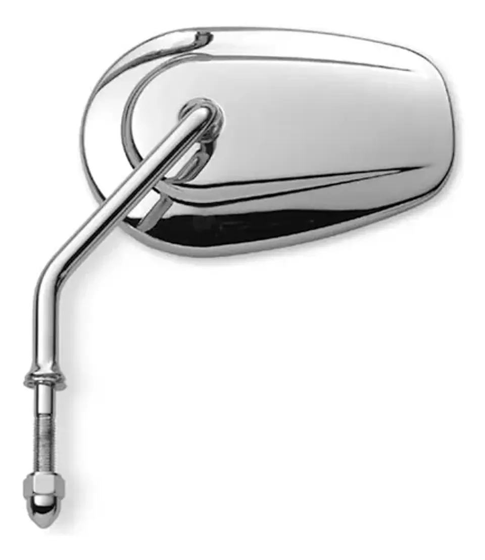 Retrovisor Haste Curta Cromado Harley-davidson - Par 2