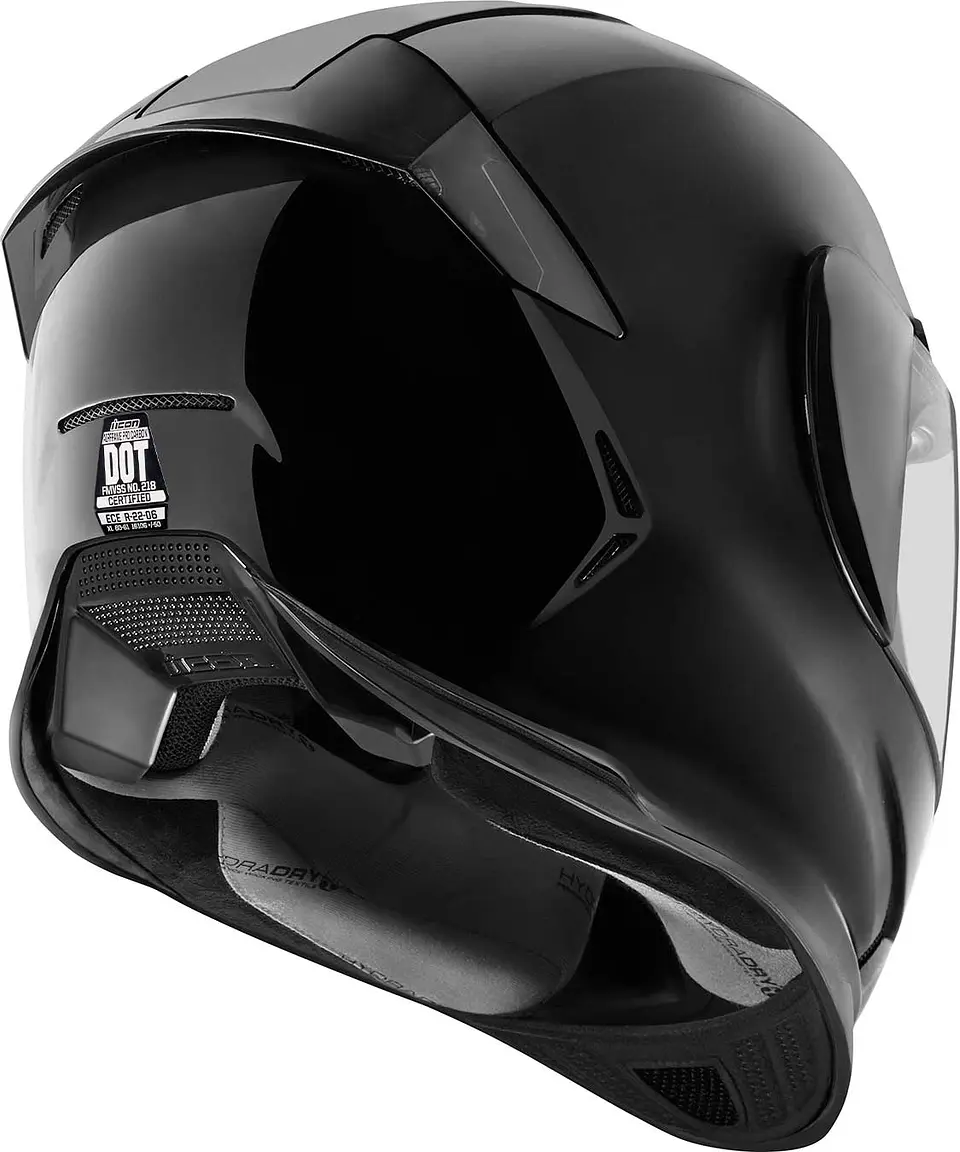 Kit Icon Airframe Pro Solid + Contra 3 Rizz Rizz Stealth + Hypersport Short Gloves 3