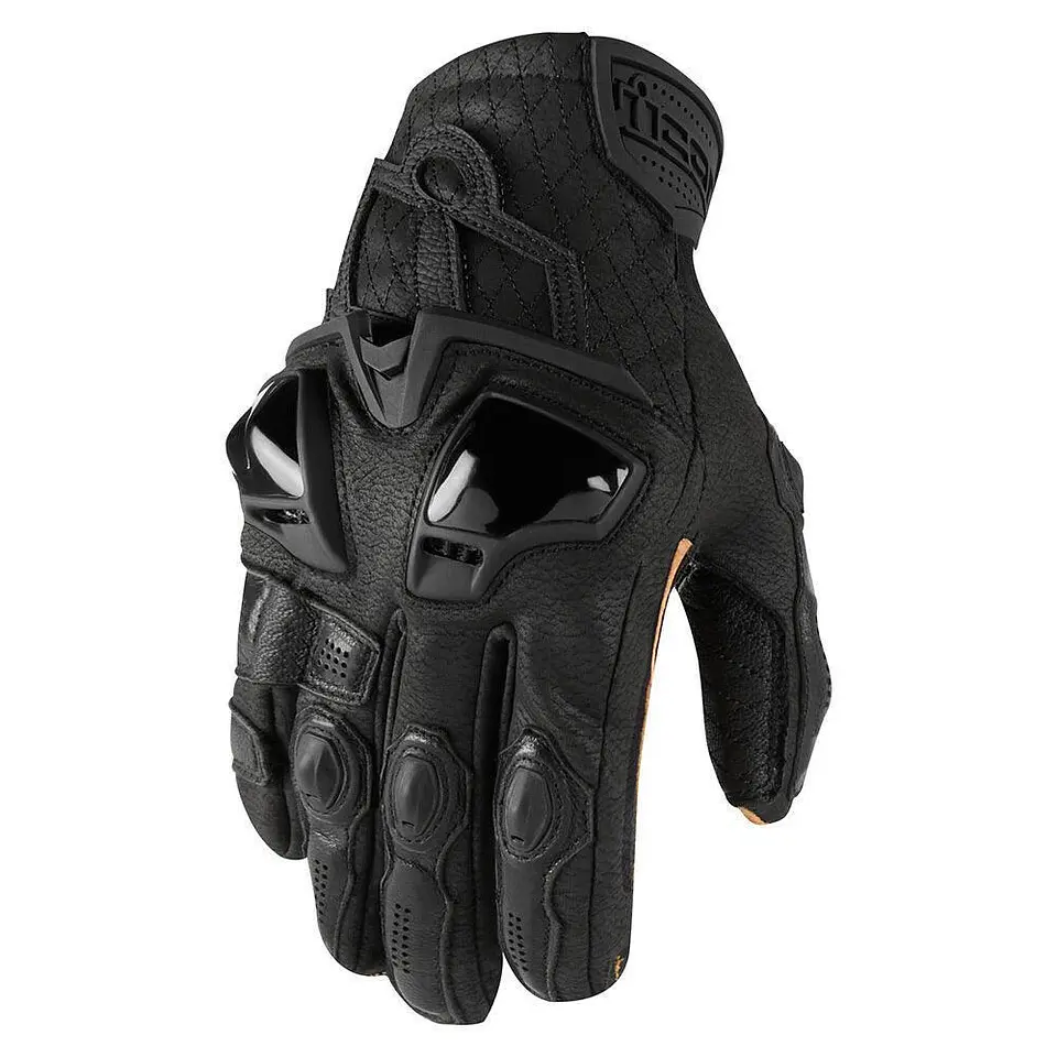 Kit Icon Airframe Pro Solid + Contra 3 Rizz Rizz Stealth + Hypersport Short Gloves 6