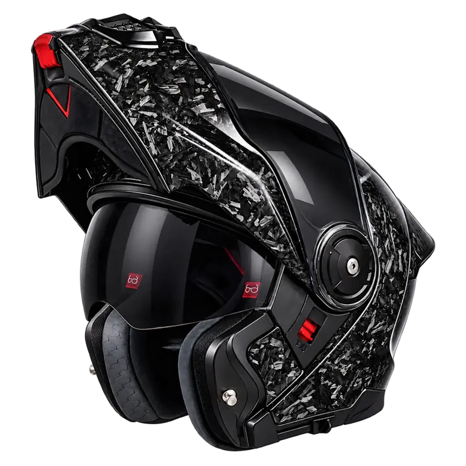 Capacete Modular Daytona C6 Forged Carbon - Fibra de Carbono 2