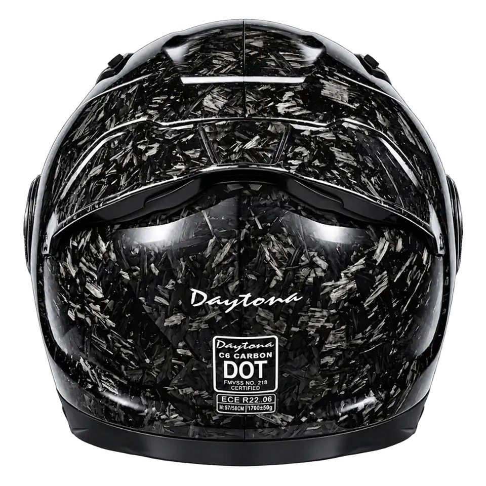 Capacete Modular Daytona C6 Forged Carbon - Fibra de Carbono 5