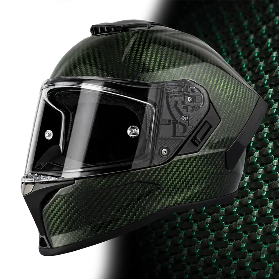 Capacete Integral Daytona Viper Carbon - Fibra de Carbono 9