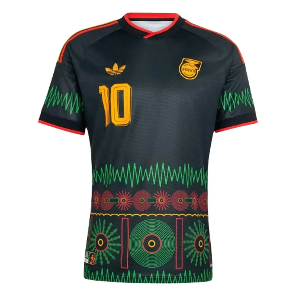 Jamaica Visitante 2026 Bob Marley #10 1