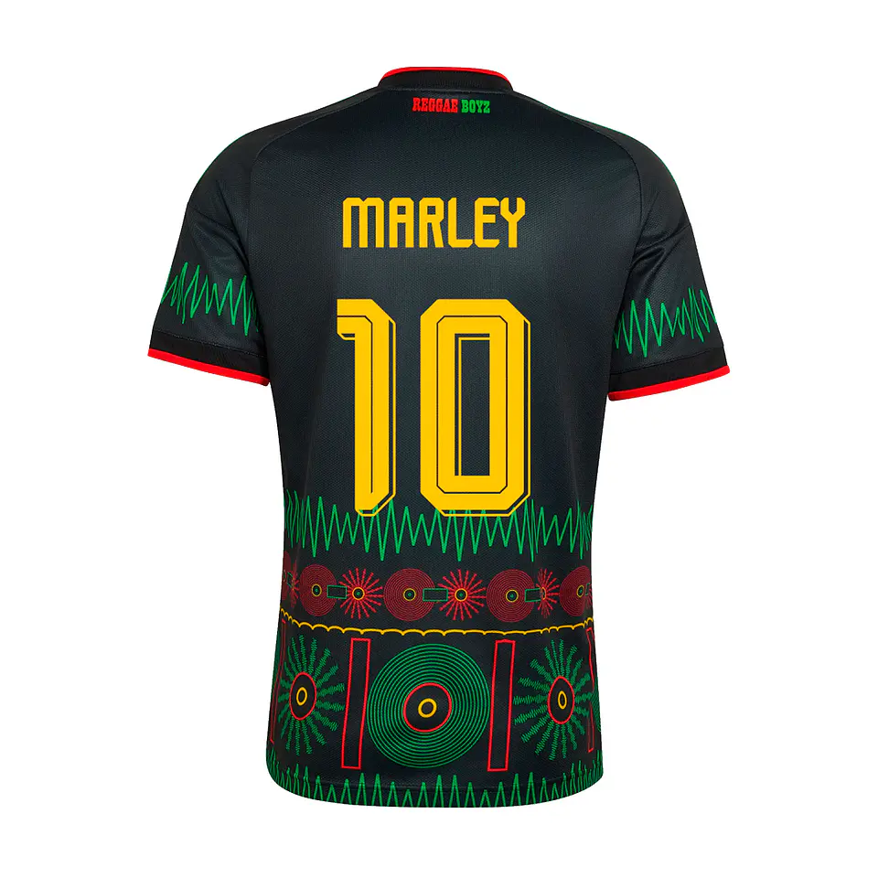 Jamaica Visitante 2026 Bob Marley #10 2