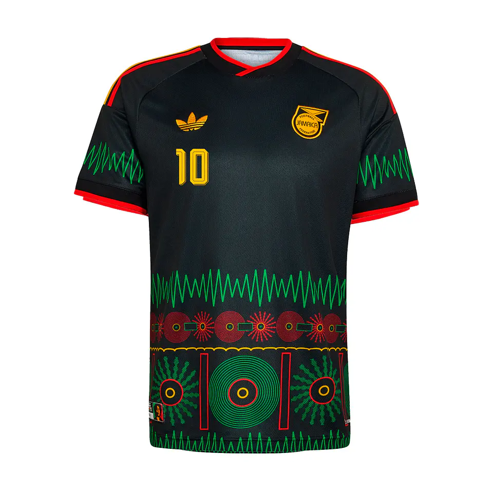 Jamaica Visitante 2026 Bob Marley #10 1