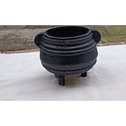 Caldero Metálico Negro Mediano  1