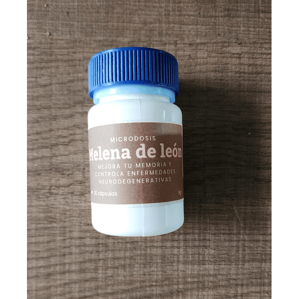 Capsulas Melena de leon 0.4 grm por 30 cáps 