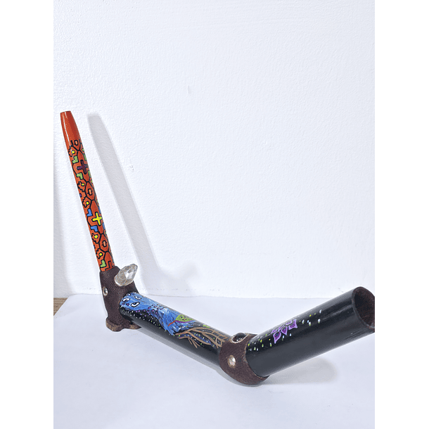 Tepi Aya Flor Morada y Cuarzo Cristal 1