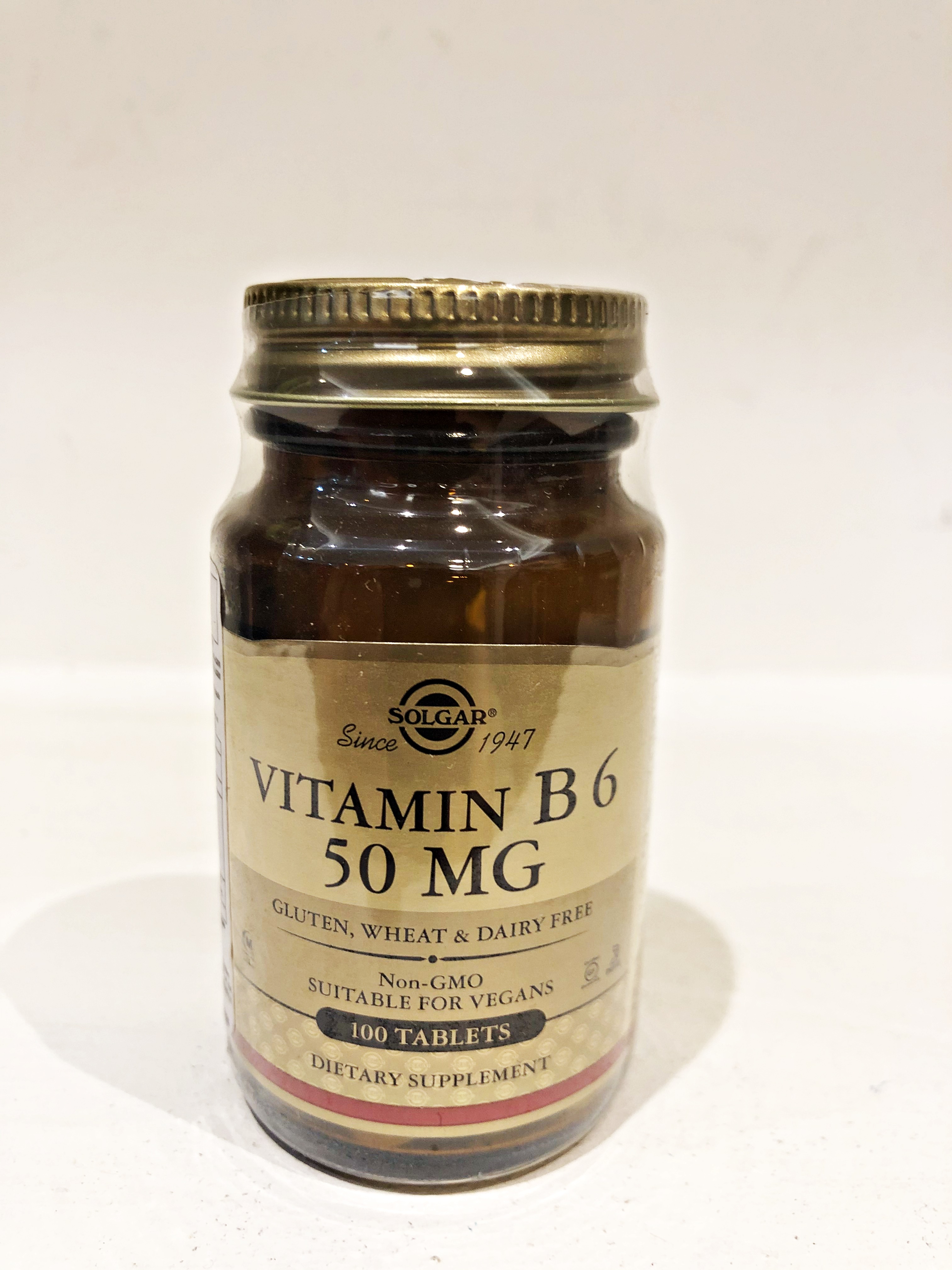 Vitamina B6 50 mg Solgar