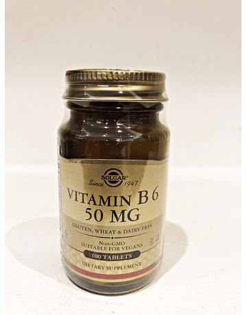 Vitamina B6 50 mg Solgar