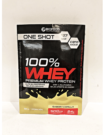 100% Whey One Shot Biofood Protein