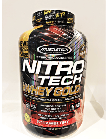 Nitrotech Protein 100% Whey Gold 5,5 lb Muscletech