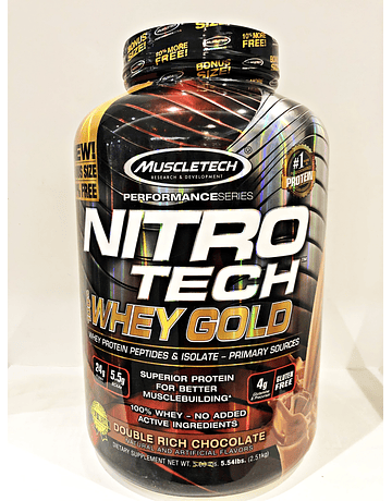 Nitrotech Protein 100% Whey Gold 5.5lb Muscletech