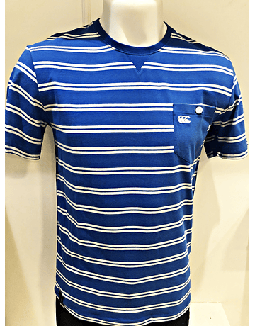 Camiseta Directoire Blue Pocket Stripe Canterbury