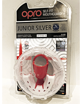 Junior Silver Opro Mouth Guard