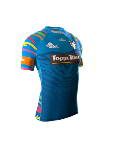 Camisa substituta do Samurai do Leicester Tigers