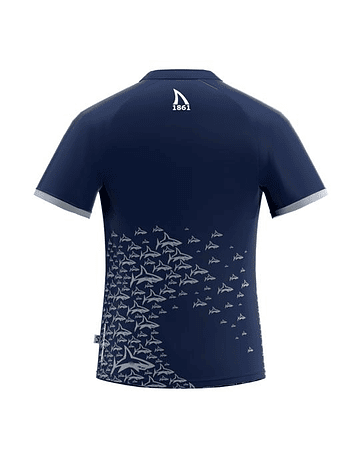 T-shirt do suporte do Samurai da Sale Sharks