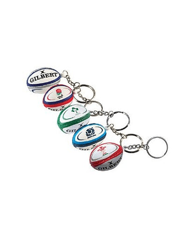 Gilbert Rugby Sponge Keychains