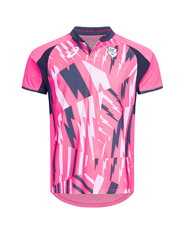 Camiseta Stade Francais Pink Distraction Asics