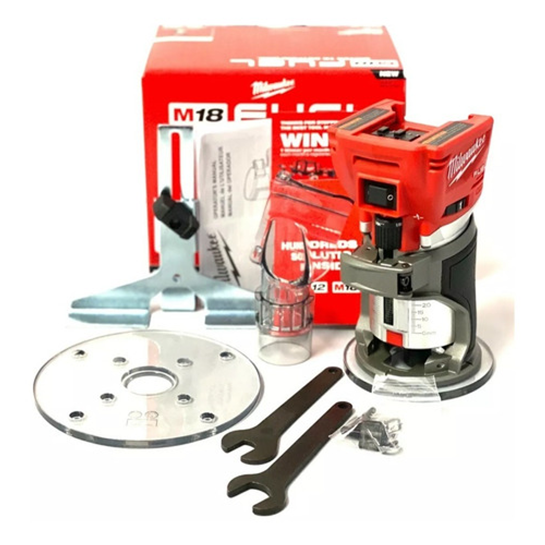 Fresadora Milwaukee 2723-20 Inalámbrica 1.25hp Batería De 18v 8